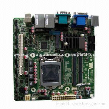Industrial Mini-ITX Motherboard, Intel Core i7/i5/i3 CPU/2GLAN/10COM/2xVGA/8USB2.0/2USB3.0